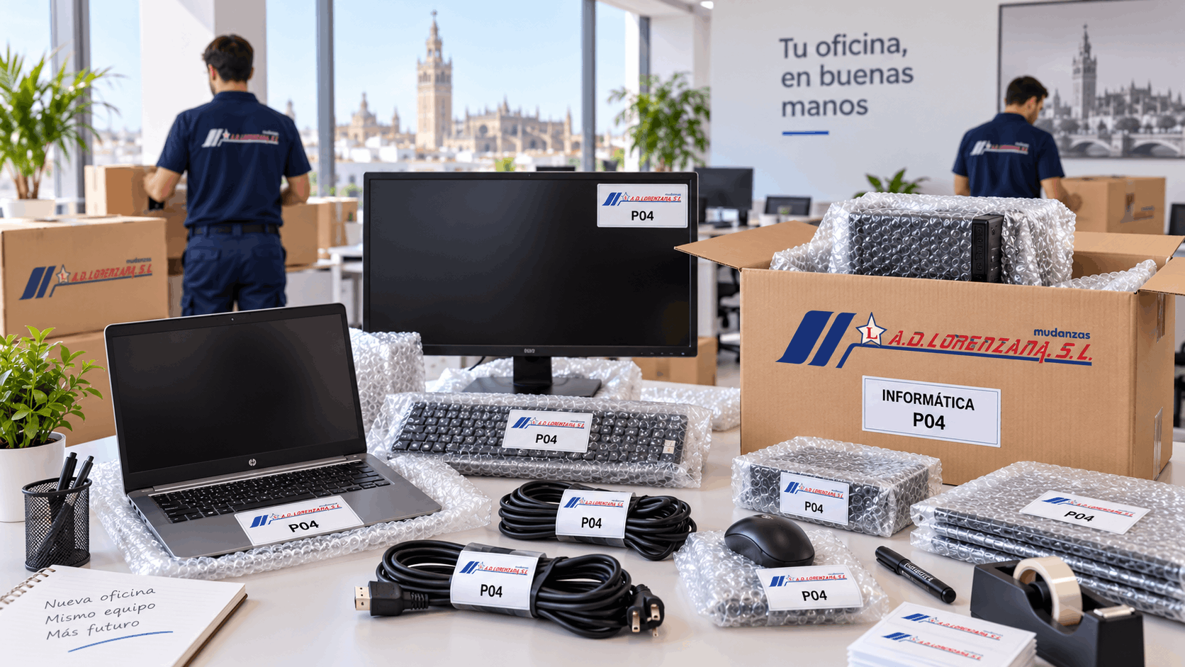 Mudanzas de oficina en Sevilla: cómo empaquetar y organizar el traslado paso a paso Mudanzas en Sevilla Mudanzas de oficina en Sevilla: cómo empaquetar y organizar el traslado paso a paso Mudanzas Sevilla