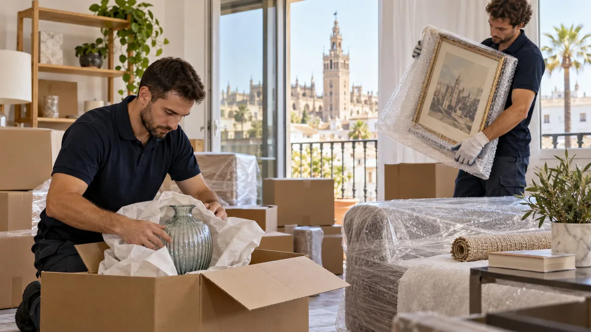 Mudanzas de viviendas en Sevilla: cómo proteger y trasladar objetos delicados sin improvisar Mudanzas en Sevilla Mudanzas de viviendas en Sevilla: cómo proteger y trasladar objetos delicados sin improvisar Mudanzas Sevilla